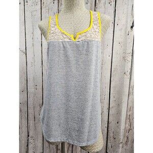 NEW One Clothing XL Lacy Top Sleeveless Tank Blouse Cami Shirt Babydoll Feminine